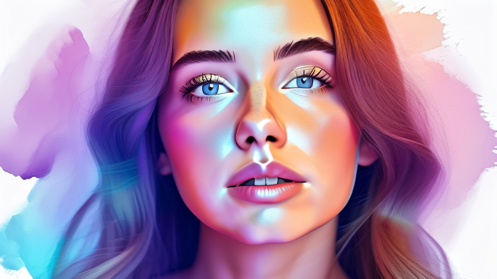 과학 기술과 미래: AI, 반도체 등 첨단 산업 소식 (watercolor 스타일)