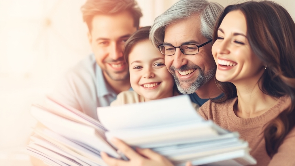 가족 관계 증빙 서류 가이드 (watercolor 스타일)