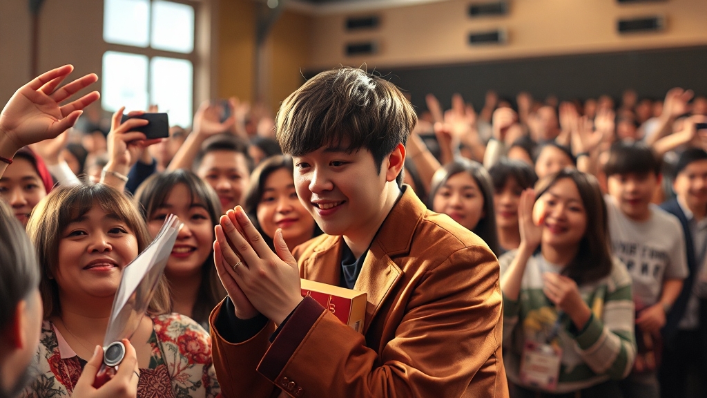 팬미팅 후기 및 갤러리 (realistic 스타일)