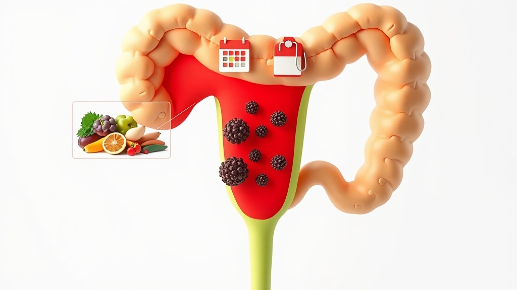 직장암이란 무엇일까요? (illustration 스타일)