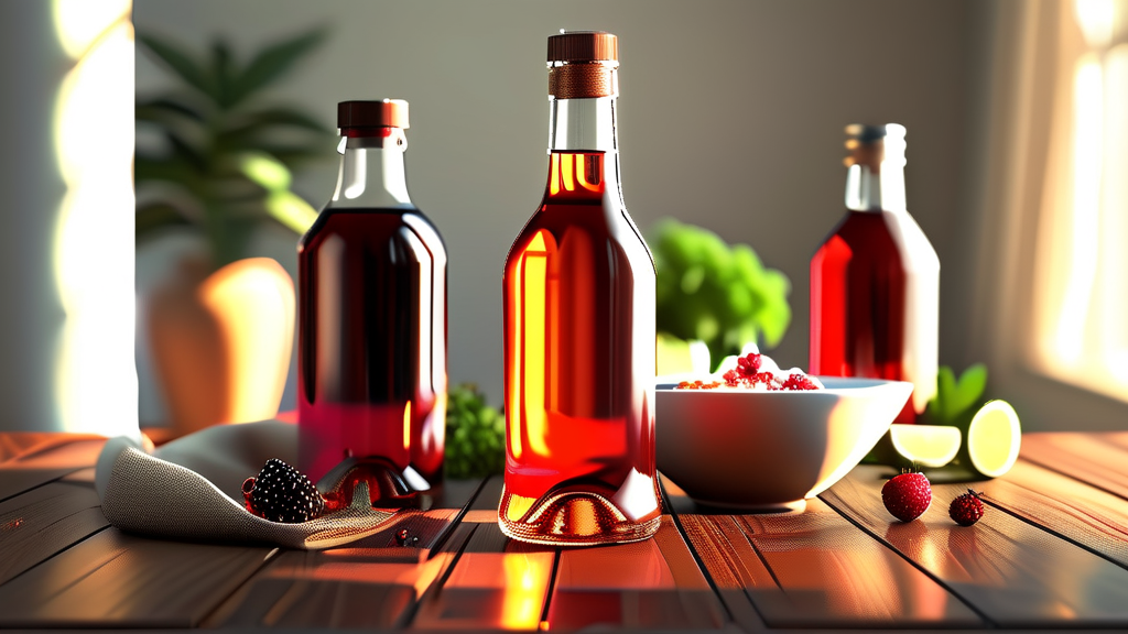 레드와인 비니거의 놀라운 효능 6가지 (realistic 스타일)