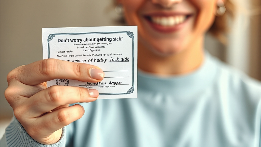 의료급여증, 무엇일까요? (realistic 스타일)