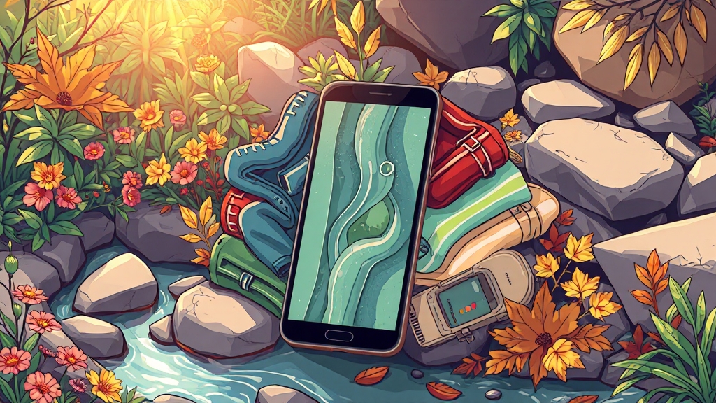 헌옷 수거 앱 사용법 (illustration 스타일)