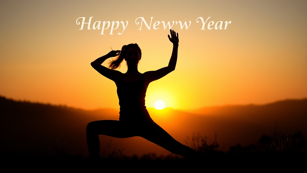 건강 관리, 운동으로 시작! (realistic 스타일)