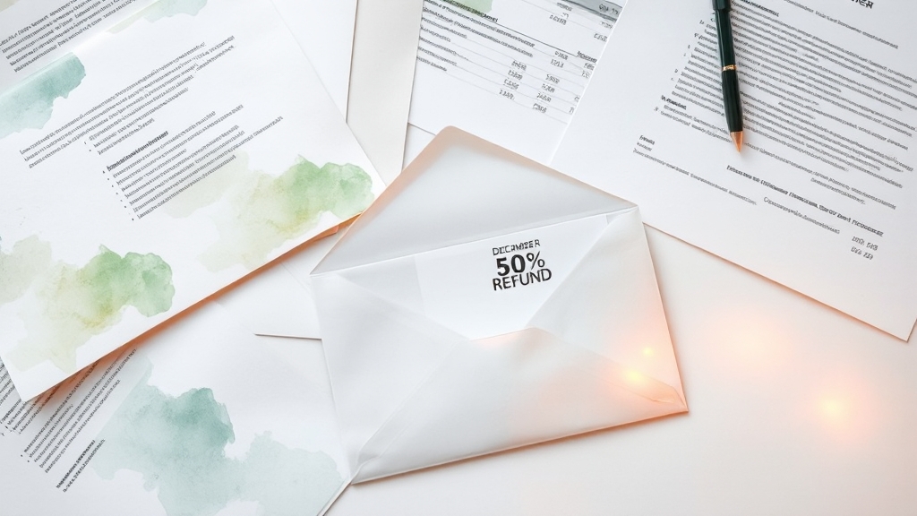 수능 원서 접수 비용 및 환불 규정 (watercolor 스타일)