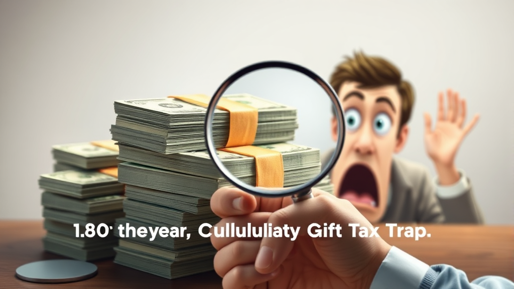 10년 합산 규정, 증여세 면제 한도의 함정 (realistic 스타일)