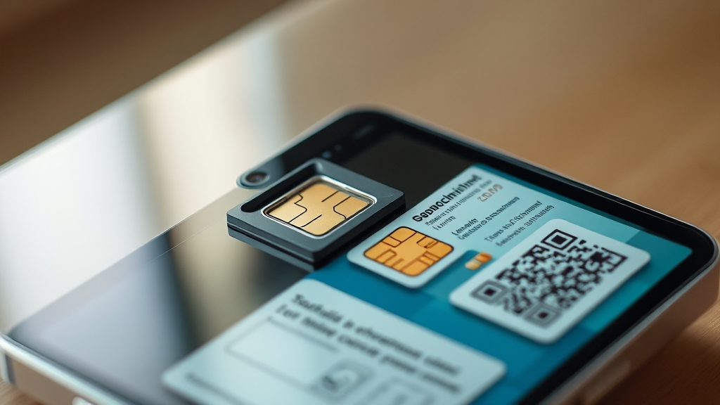 KT 유심 교체 시 준비물 및 절차 (realistic 스타일)