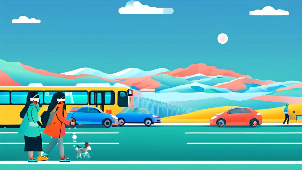 기후동행카드 vs K패스: 경기도민에게 더 유리한 선택은? (illustration 스타일)