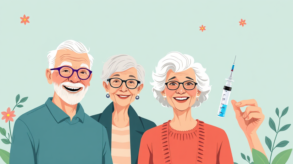 접종 시기 및 주의사항 (illustration 스타일)