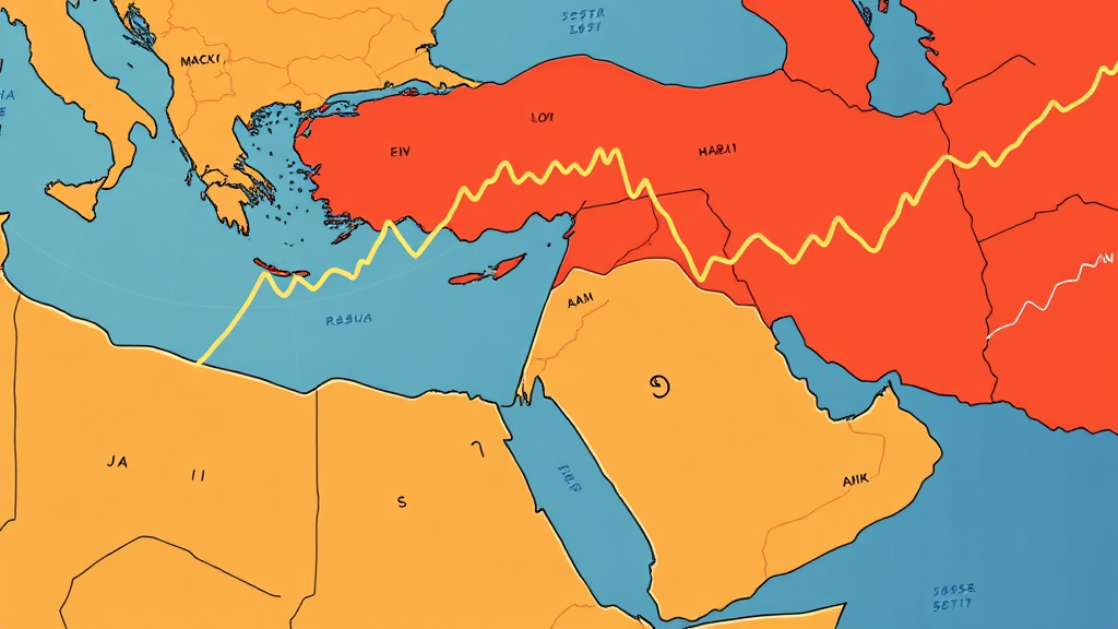 2026년 국제유가 급등: 원인 분석과 현명한 투자 전략 3 중동 정세 불안: 유가 급등의 핵심 원인 (illustration 스타일)
