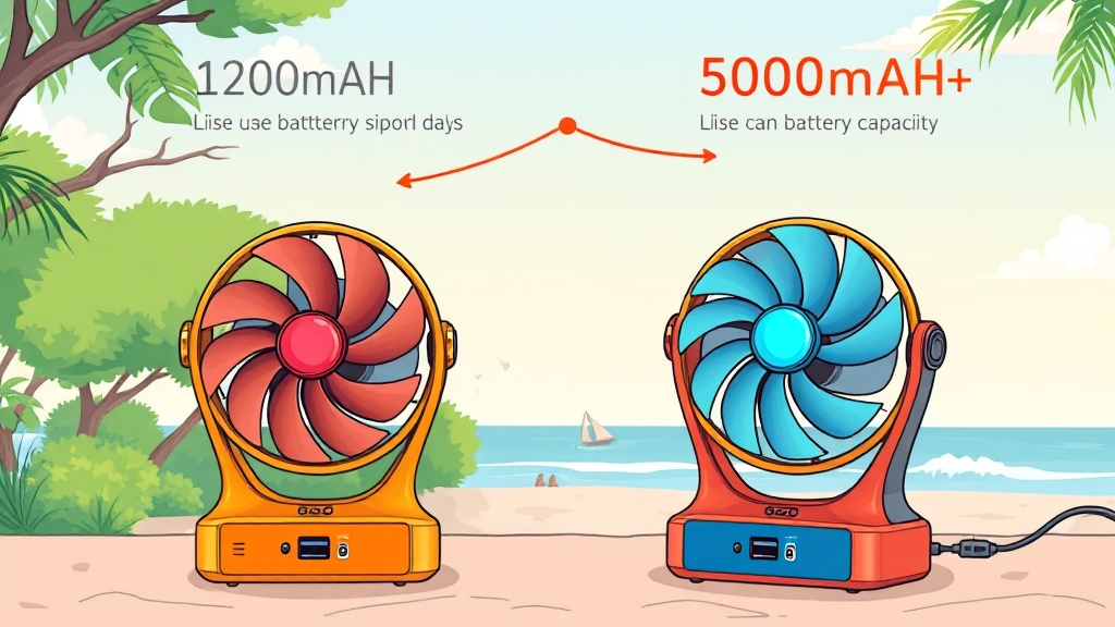 배터리, 얼마나 오래갈까? 성능 비교 (cartoon 스타일)