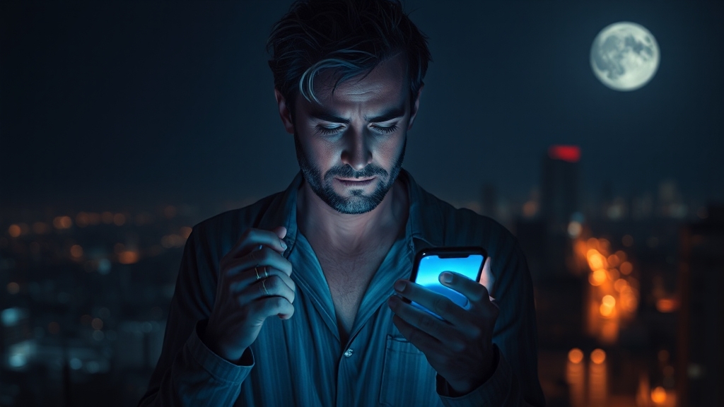 숙면 방해 요인들 (realistic 스타일)