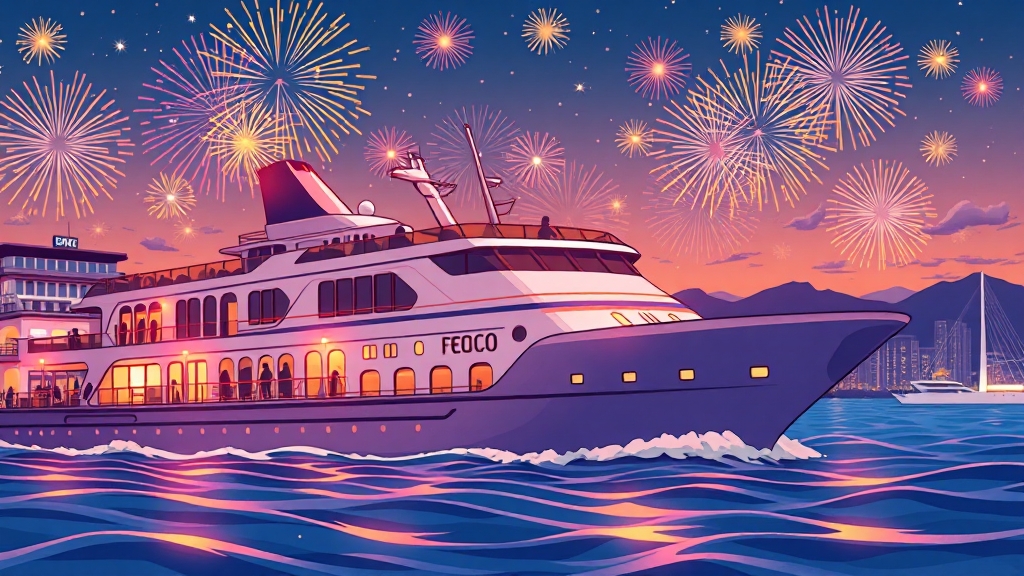 미남크루즈, 내부 시설은? (cartoon 스타일)