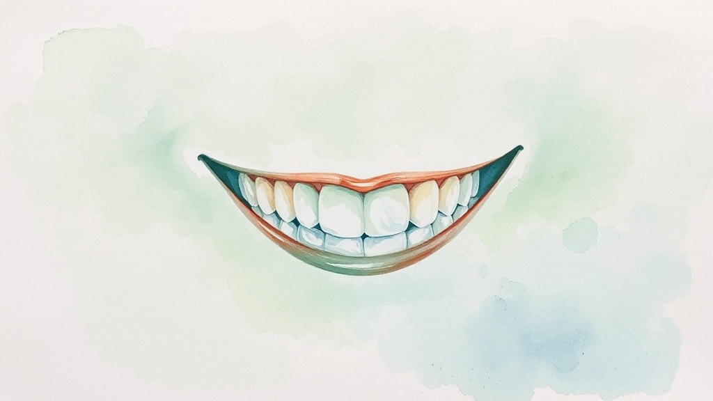 잇몸질환, 재발 막는 방법은? (watercolor 스타일)