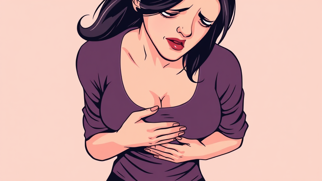 장이 꼬이는 느낌, 대체 뭘까? (illustration 스타일)