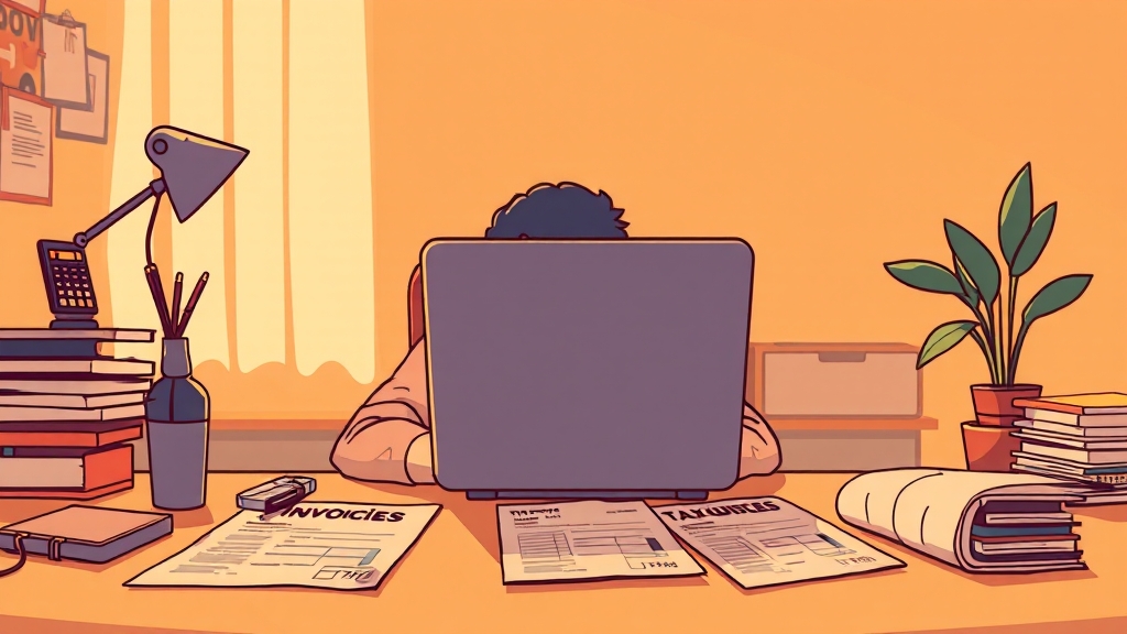 프리랜서 연말정산이란? (cartoon 스타일)