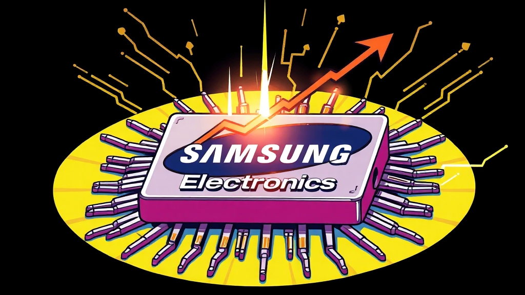 삼성전자 주가 수익률 개념 (cartoon 스타일)