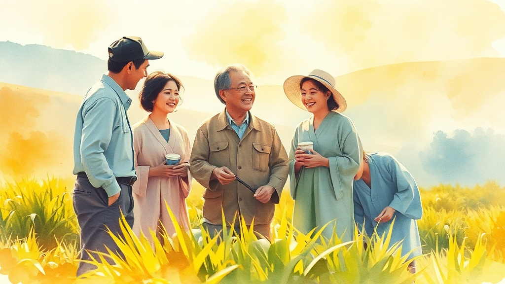 따뜻한 관계와 갈등 (watercolor 스타일)