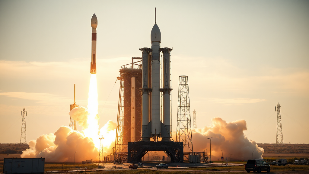 스페이스X 성공 요인 분석 (realistic 스타일)