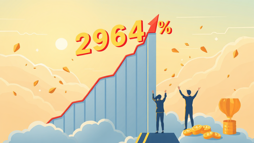 2964%, 얼마나 큰 금액? (illustration 스타일)