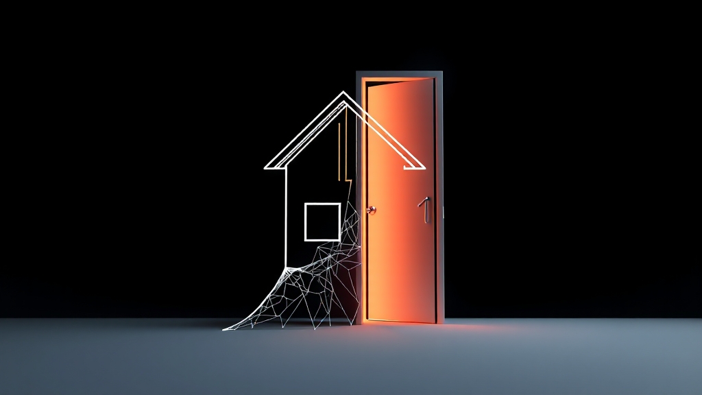 오픈도어 재무 상황 및 향후 전망 (illustration 스타일)