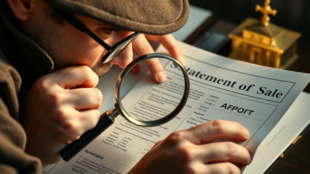 필수 확인 서류 (realistic 스타일)