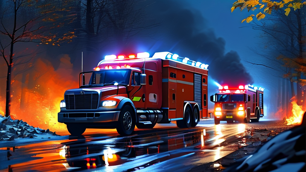 사고 발생 시, 가장 먼저 해야 할 일은? (realistic 스타일)