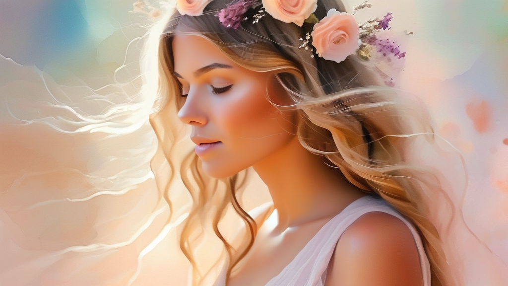 정부24 온라인 신청부터 주민센터 방문까지 (watercolor 스타일)