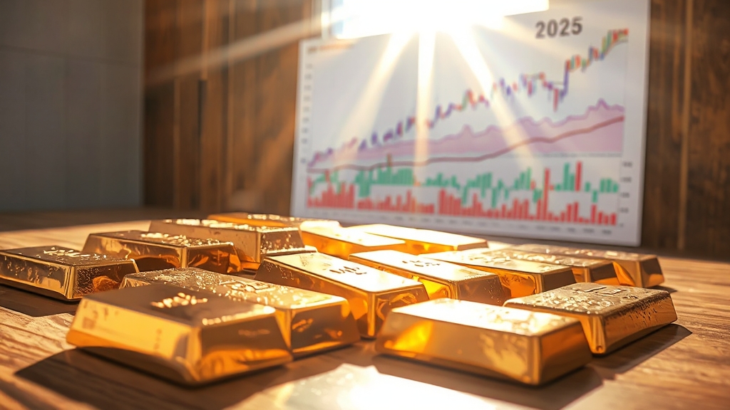 실시간 금 시세, 어디서 볼까? (realistic 스타일)