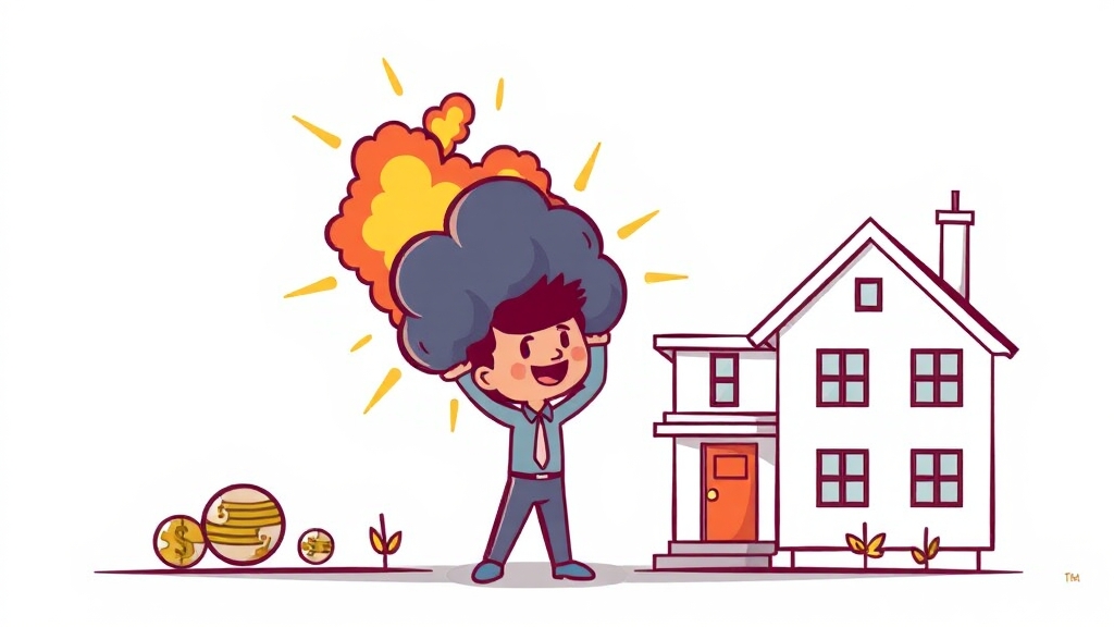 세금 폭탄 방어 전략 (cartoon 스타일)