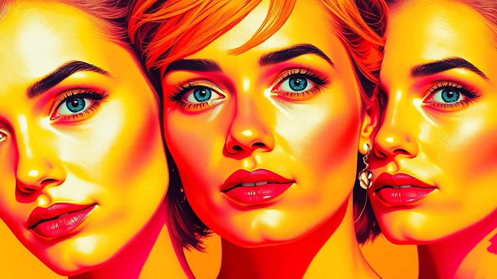 비립종, 원인과 예방법은? (popart 스타일)