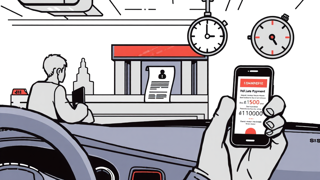 납부 방법 및 절차 (illustration 스타일)