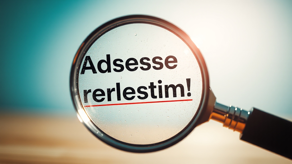 애드센스, 왜 자꾸 거절될까요? (realistic 스타일)