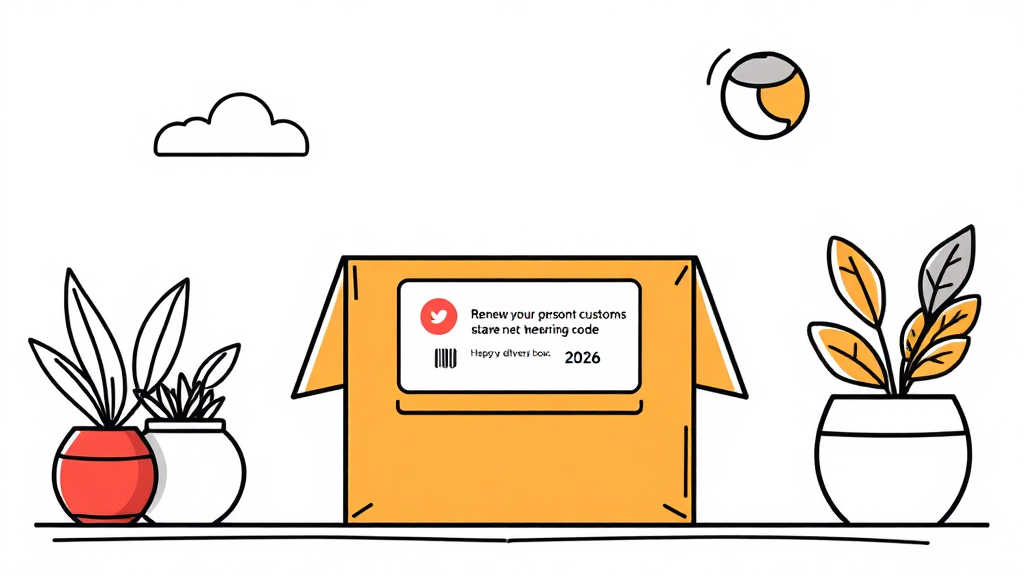 이제 안심 직구하세요! (illustration 스타일)