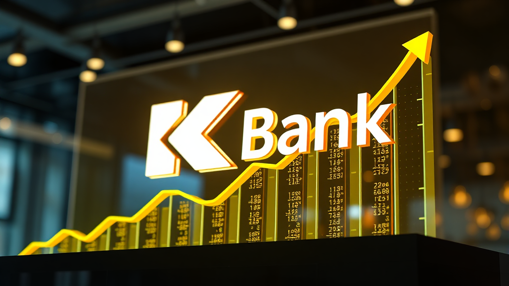 케이뱅크의 성장과 미래 (realistic 스타일)