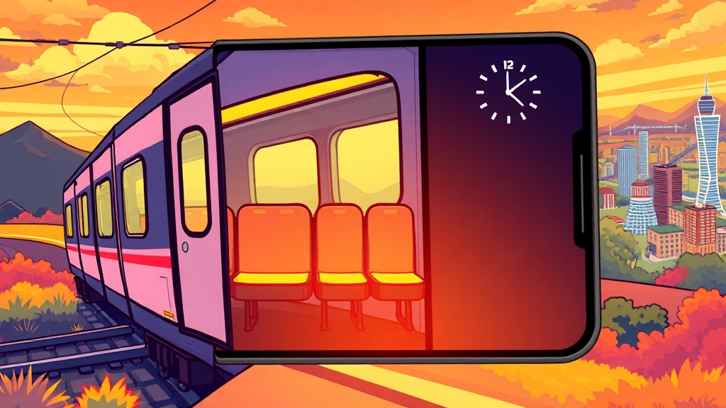 KTX·SRT 예매 방법 (cartoon 스타일)