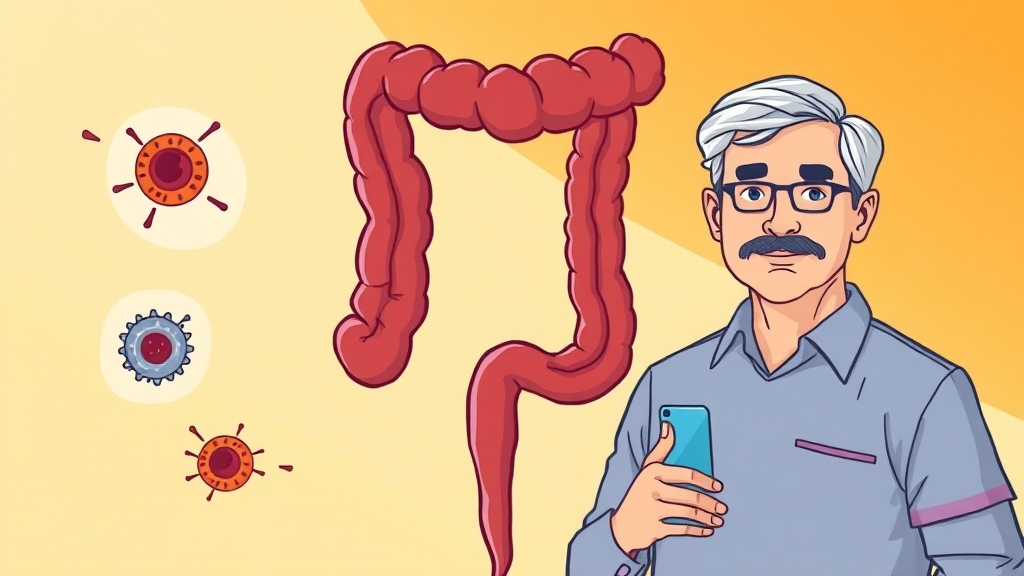 대장암이란 무엇일까요? (cartoon 스타일)