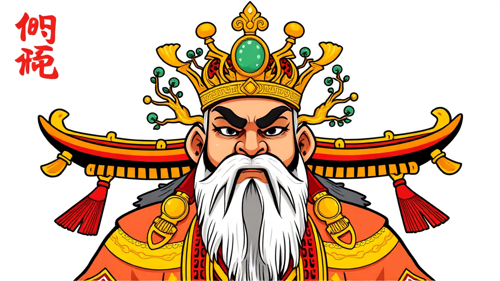 금관 디자인에 숨겨진 상징적 의미 (cartoon 스타일)