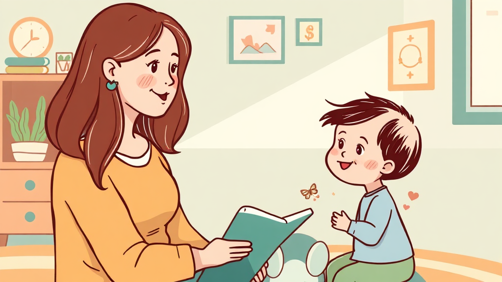 어린이집 이용 시, 부모급여는? (illustration 스타일)