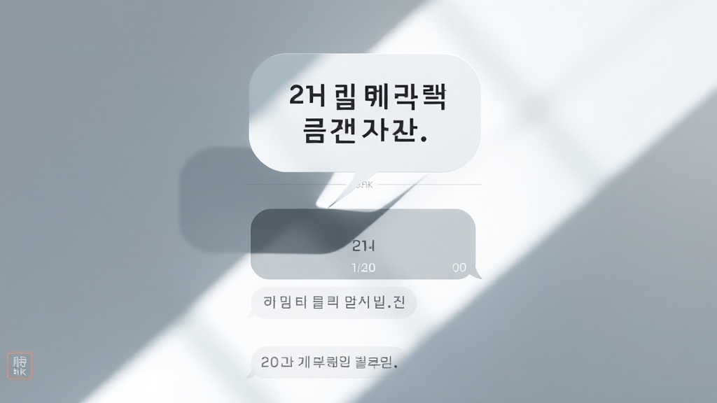 카톡 메시지 삭제: 핵심 기능 (realistic 스타일)