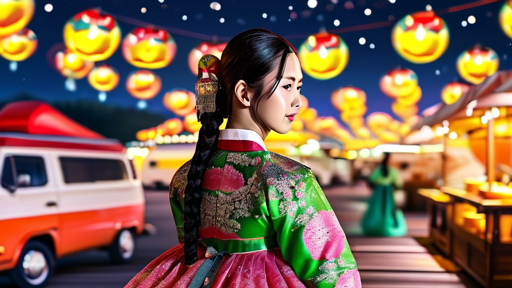 함안 낙화놀이 주변 즐길 거리 및 맛집 추천 (realistic 스타일)