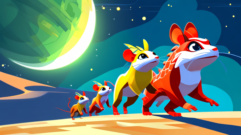 오늘의 베스트 띠와 특별 조언 (illustration 스타일)