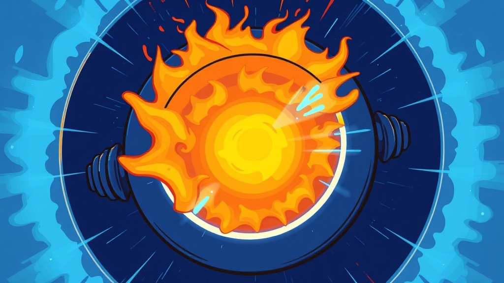 핵융합 에너지 상용화 과제와 전망 (cartoon 스타일)