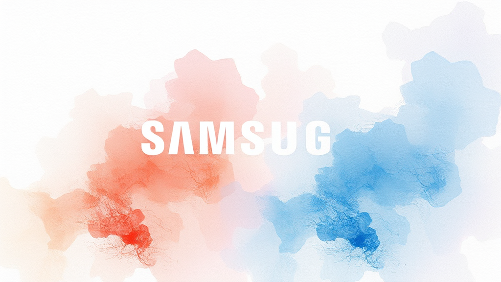 삼성전자 주가에 영향을 미치는 요인 분석 (watercolor 스타일)