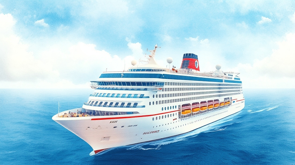 크루즈 여행 일정 및 기항지 정보 (watercolor 스타일)