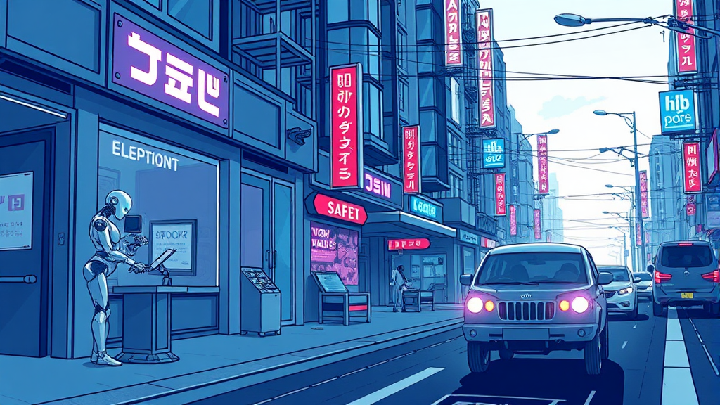 로봇 기업 심층 분석: 미래 가치는? (illustration 스타일)