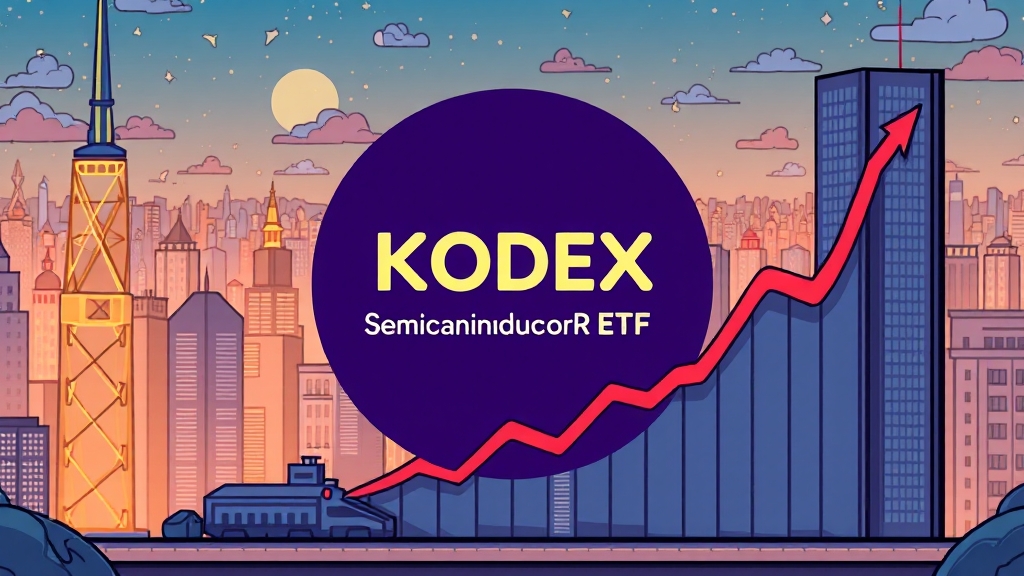 반도체 ETF 투자 전략: KODEX 반도체 분석 (cartoon 스타일)