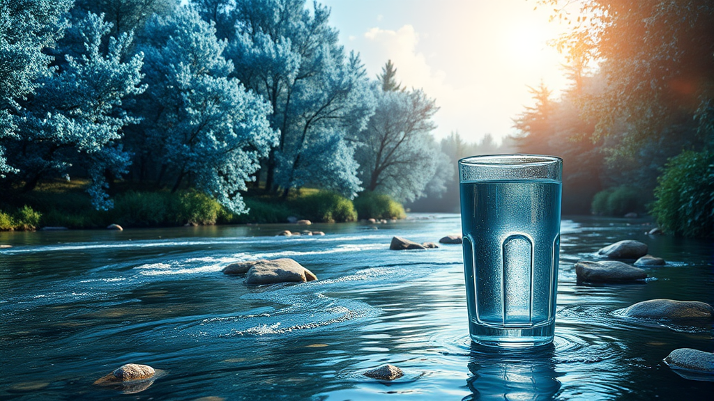 수분 섭취, 기본 중의 기본 (realistic 스타일)