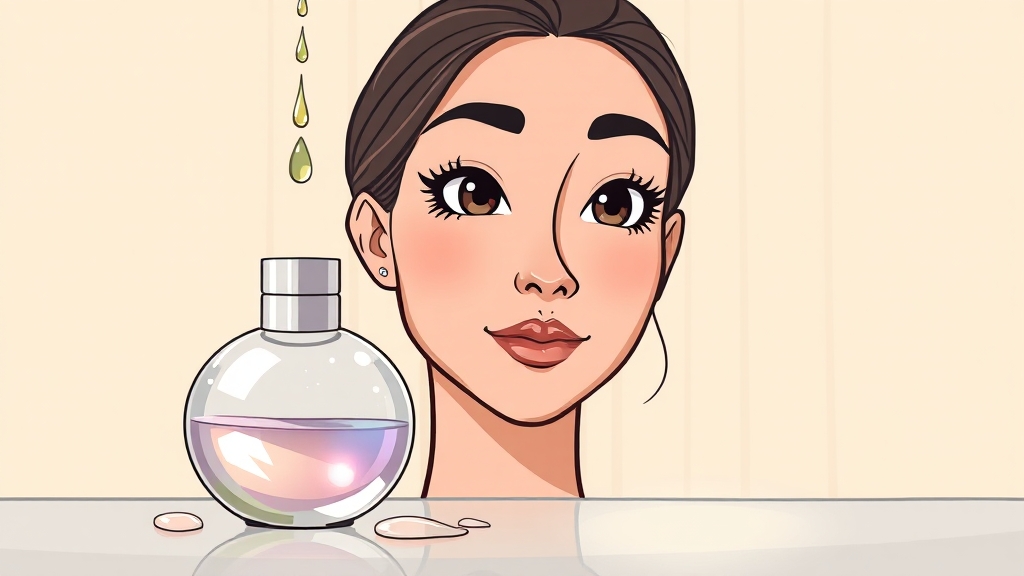 세럼 vs 에센스 차이점 비교 (cartoon 스타일)