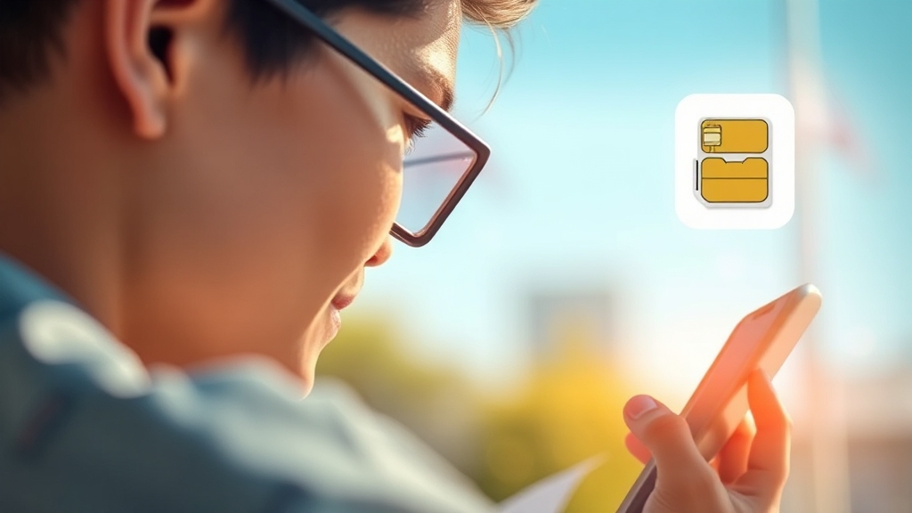 알뜰폰 eSIM 셀프 개통 방법 (realistic 스타일)